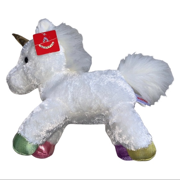 Aurora Little Prism Unicorn Plush Stuffed Animal - Picture 2 of 10